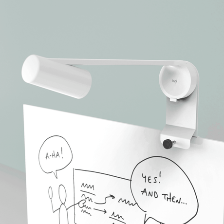 Heckler H872-WT Whiteboard Mount for Logitech Scribe (White) - Creation Networks