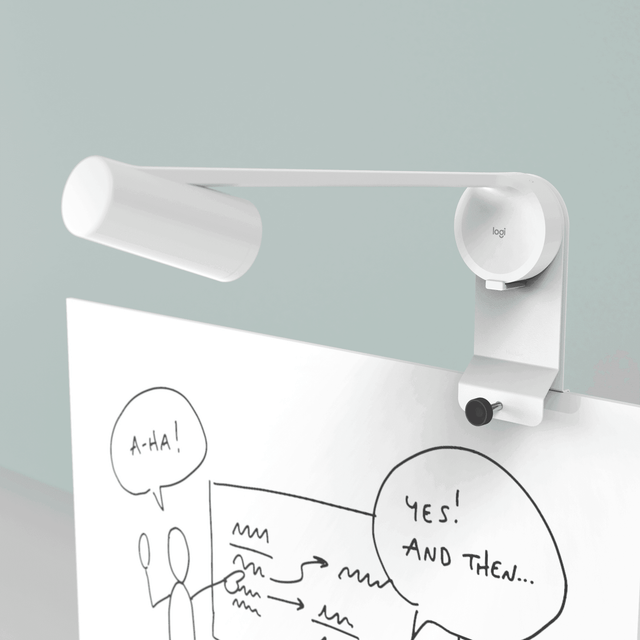 Heckler H872-WT Whiteboard Mount for Logitech Scribe (White) - Creation Networks