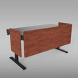 Heckler H901-SL-7054 6U Modesty Panel Set - Wild Cherry - Creation Networks