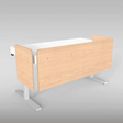 Heckler H901-SL-7909 6U Modesty Panel Set - Fusion Maple Laminate - Creation Networks