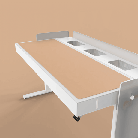 Heckler H902-4001 6U Lectern Deskpad - Clay - Creation Networks
