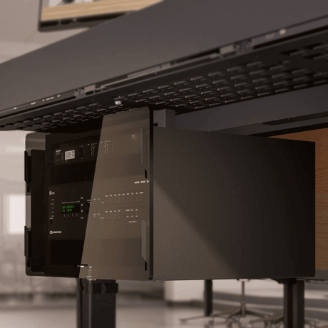 Heckler H903-BG Lectern Expansion Rack 6U - Black Grey - Creation Networks