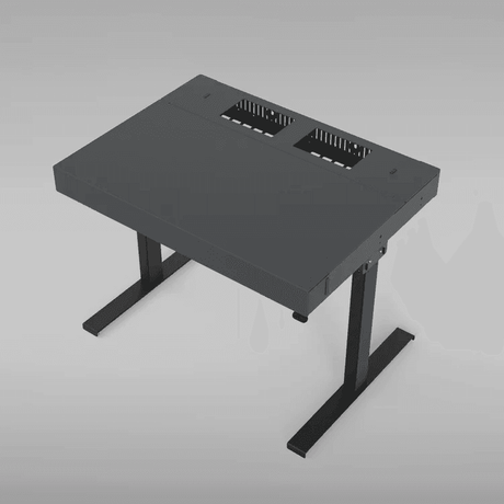 Heckler H920C-BG Lectern 4U with Sit/Stand Components - Black Grey - Creation Networks