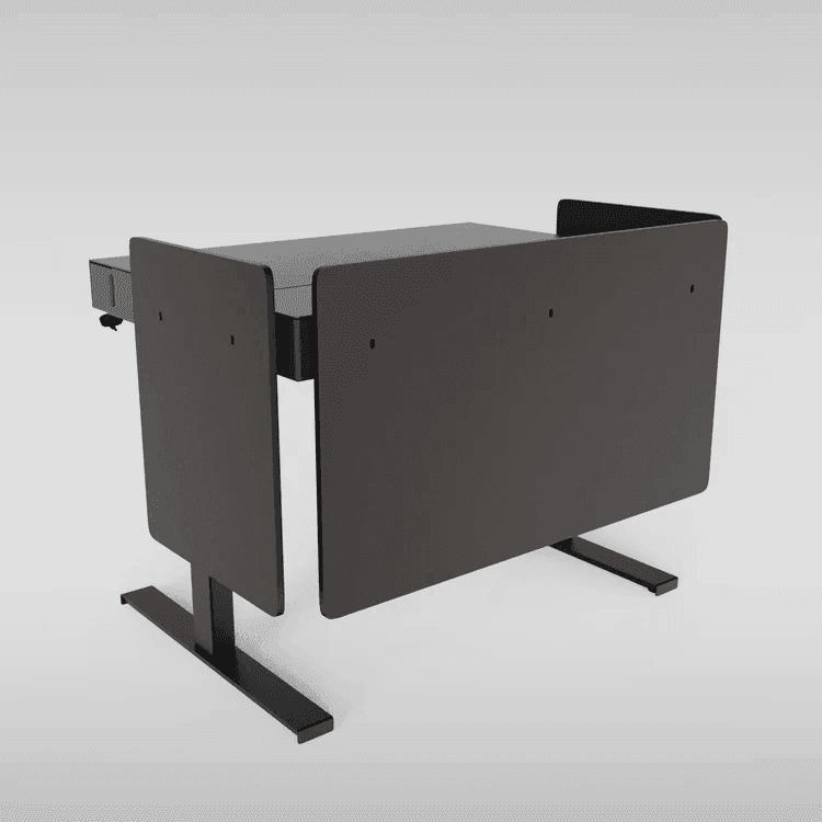 Heckler H921-SL-1595 4U Modesty Panel Set - Black Laminate - Creation Networks