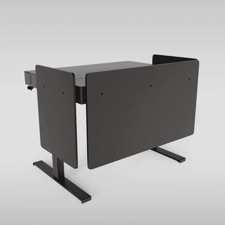 Heckler H921-SL-1595 4U Modesty Panel Set - Black Laminate - Creation Networks