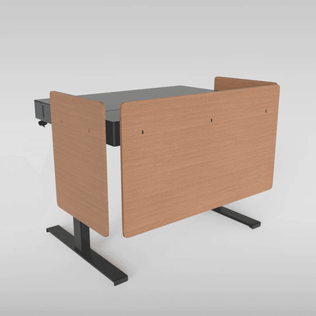 Heckler H921-SL-7928 4U Modesty Panel Set - Castle Oak Laminate - Creation Networks
