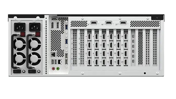 Christie Digital Systems Hedra Standard A KVM-enabled video wall processor with nine inputs
