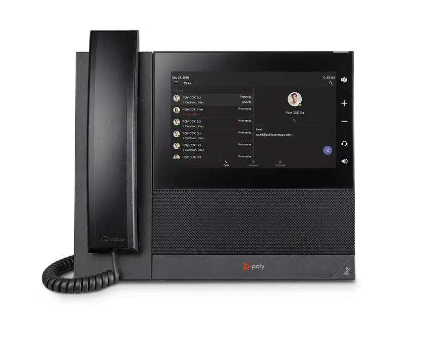 HP POLY CCX 600 Business Media Phone. Open SIP. Ships with NA power supply - 84C17AA#ABA - Creation Networks