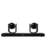 Crestron IV-CAM-I12D-B Crestron 1 Beyond i12D Intelligent 4K Dual Camera Speaker Tracking Solution, 12x Optical Zoom, Moon Gray Video Conferencing Crestron
