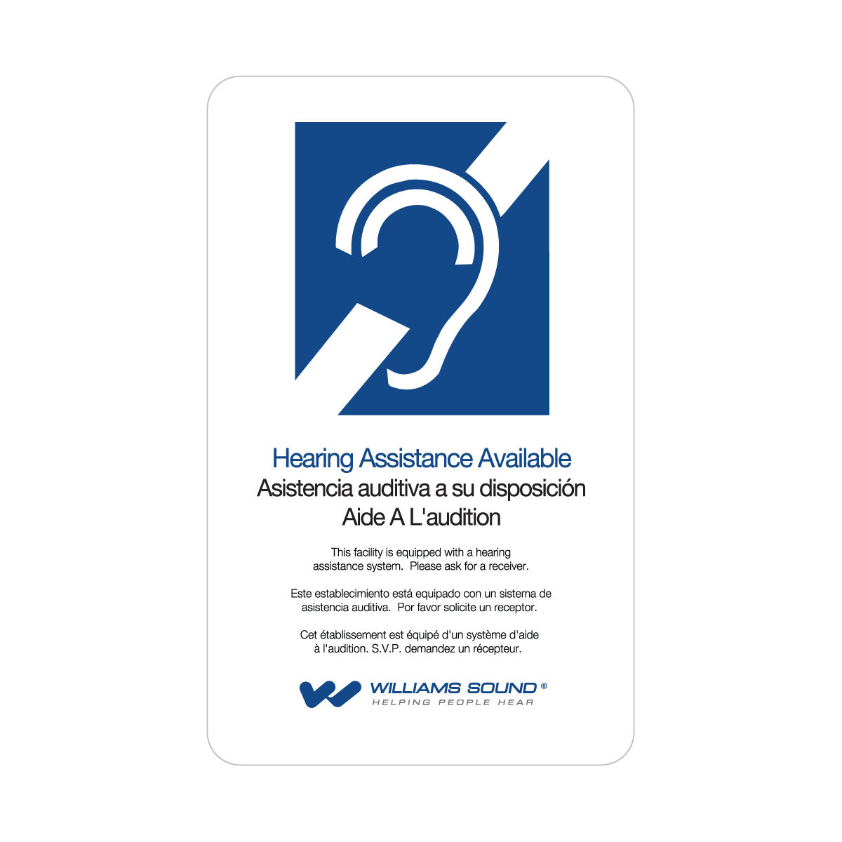 Williams AV FM 557 PRO WAP Dual FM and Wi-Fi Assistive Listening System