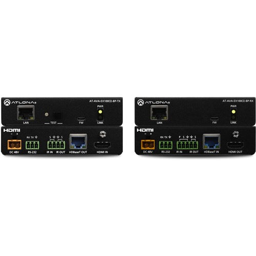 Atlona Avance 4K/UHD extended distance HDMI Transmitter and Receiver Kit w/RS - AT-AVA-EX100CE-BP-KIT