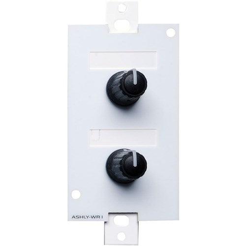 ASHLY WR-1 Wall Remote, dual rotary potentiometer, (Decora style)