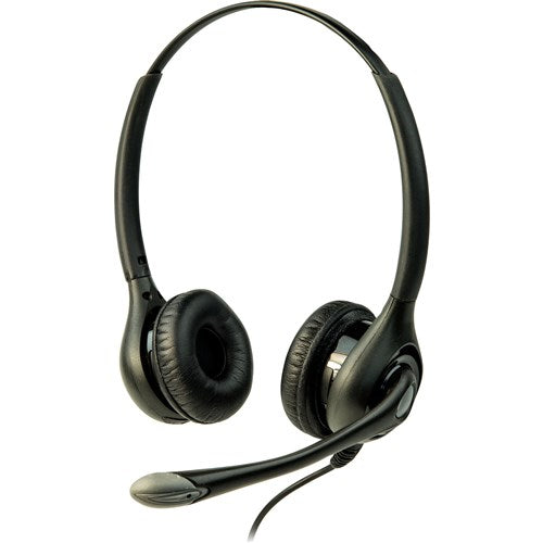 Listen Tech LA-453 Headset 3 (Over Head Dual w/Boom Mic)