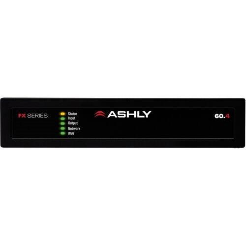 ASHLY FX60.4 1/2-Rack Compact 4-Chan Power Amp with DSP, 4 x 60W at 4/8 Ohms
