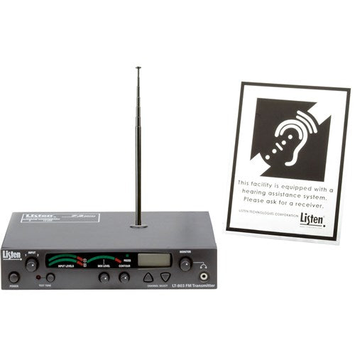 Listen Tech LT-803-072-P1 Stationary 3 channel RF transmitter bundle 72mhz