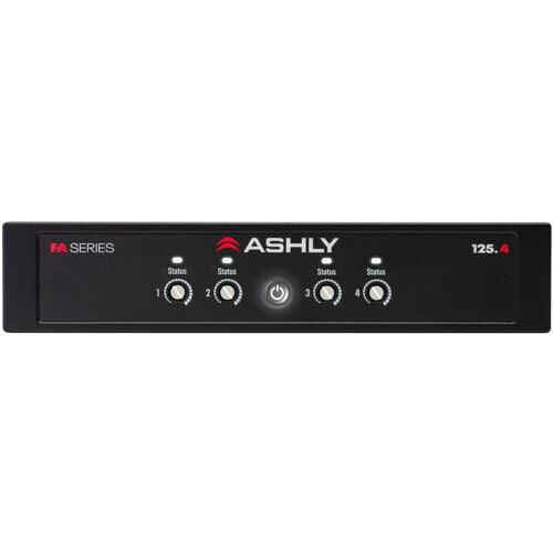 ASHLY FA 125.4 1/2U Power Amplifier 4 x125W @ 4/8 Ohms, 25/70/100V