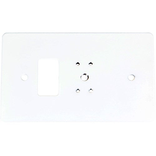 Listen Tech LA-347-WH Wall Box Mounting Plate-White