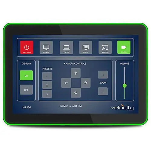 Atlona Velocity System 10" VESA Mount Touch Panel w/Single Room Velocity Gatewa - Black - AT-VTPG-1000VL-BL
