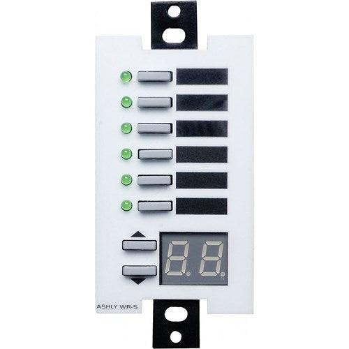 ASHLY WR-5 Wall remote, Programmable multi-function (decora style) ONE PER ZONE