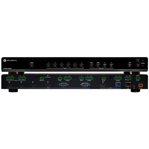 Atlona 4K/UHD 6 Input Multi-Format Switcher with Mirrored HDMI and HDBaseT Out - AT-UHD-CLSO-601