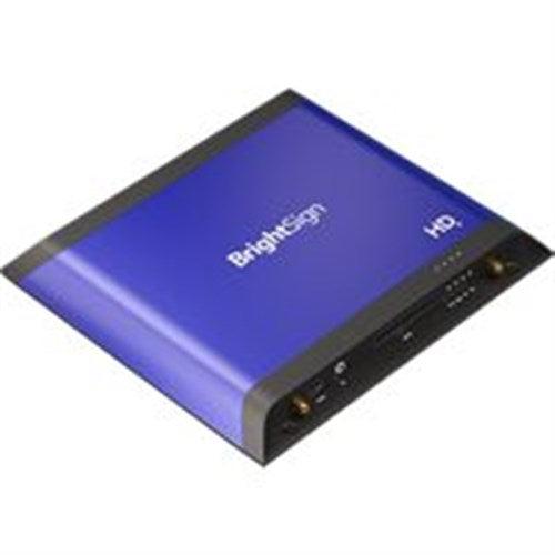 Brightsign HD225 H.265, Delivers 4K60p video on HDR, HMTL5, standard I/O for GPIO, IR,