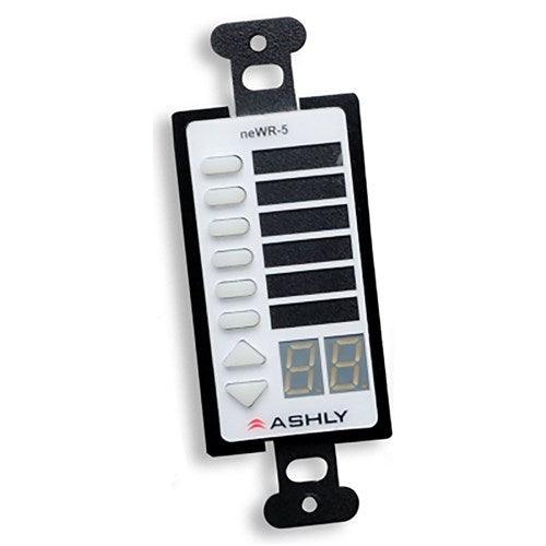 ASHLY NEWR-5 Wall Remote, Network Programmable Multi-Function, (Decora style)