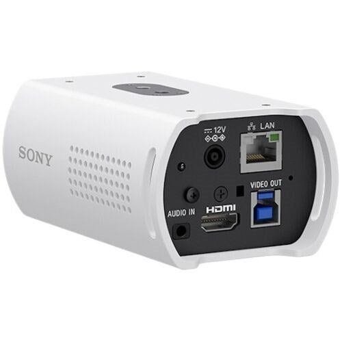 Sony SRGXP1/W 4k POV compact camera, HDMI/USB/NDI/IP Streaming, POE (NDI Lic Incl, White)