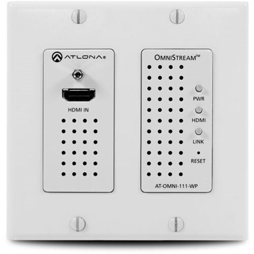 Atlona AT-OMNI-111-WP Single-Channel OmniStream 111 WP HDMI AV Encoder Wall Plate