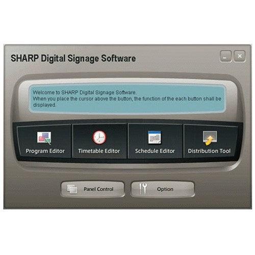 Sharp Digital signage viewer software to be used w/PN-SS02  -  PN-SV01