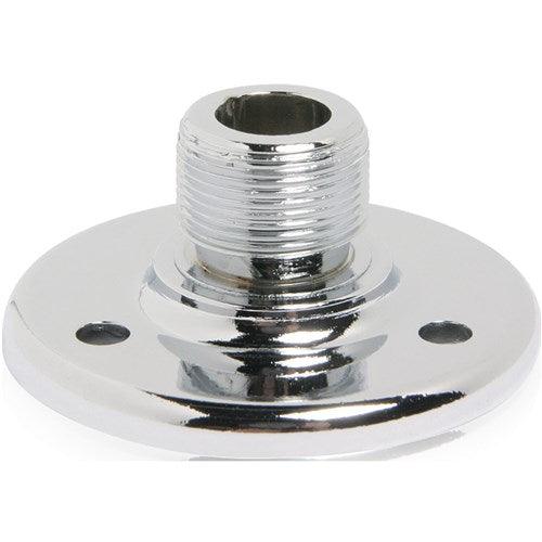 Atlas Sound AD-12B SURFACE MOUNT MALE MIC FLANGE 5/8IN #27 THREAD CHROME