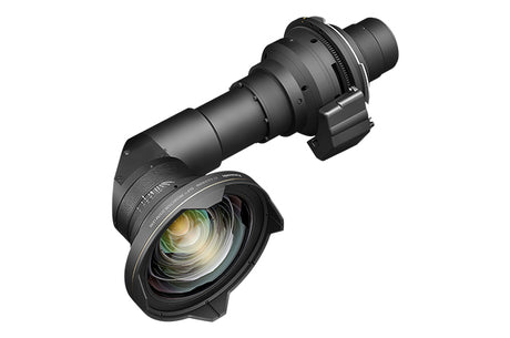 Panasonic ET-D3LEW201 Zero-Offset Short-Throw (0.65 - 0.85:1) Power Zoom Lens for 3DLP projectors. (excluding the PT-RQ50KU) **ET-PLF20 lens fixed attachment is recommended. Projector Lenses Panasonic