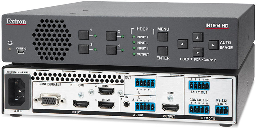 Extron IN1604 HD	Four Input Scaler with HDMI Output