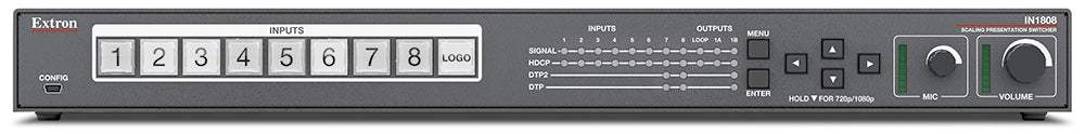 Extron IN1808 Series Eight Input 4K/60 Seamless Presentation Switchers