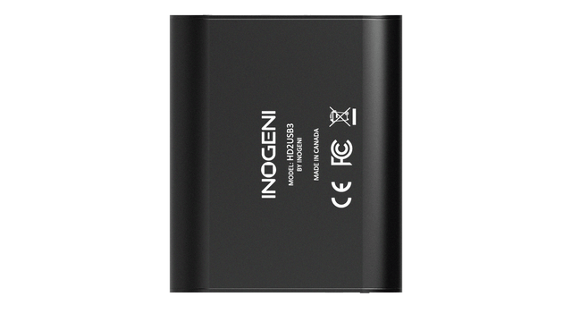 INOGENI HD2USB3 4K-Upgradable 1080p HDMI to USB 3.1 Gen 1 Converter - Creation Networks