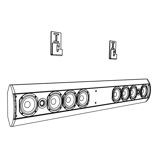 SoundTube IPD-TSB2.0 Dante-Enabled Soundbar (Black)