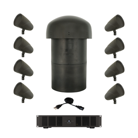 Sonance LS6T/LS15T 8.1 – Landscape Audio System with Amplifier Outdoor Speaker Systems Sonance
