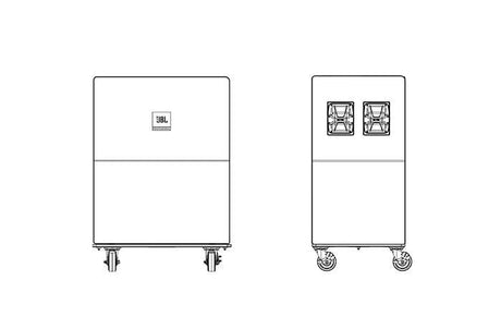 JBL VTX M-Series VTX-S25-VT-CVR Vertical Transporter Cover - Creation Networks