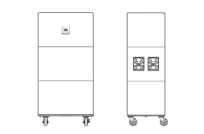 JBL VTX M-Series VTX-S25-VT-CVR Vertical Transporter Cover - Creation Networks