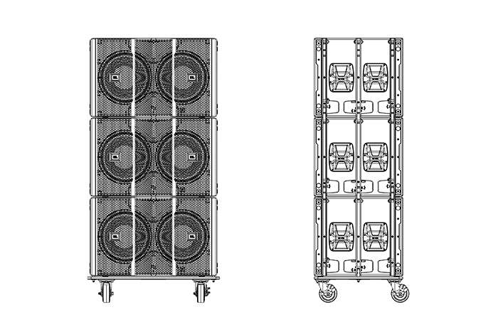JBL VTX M-Series VTX S25 VT Vertical Transporter - Creation Networks