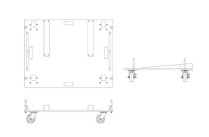 JBL VTX M-Series VTX-S28-VTC Vertical Transporter - Creation Networks