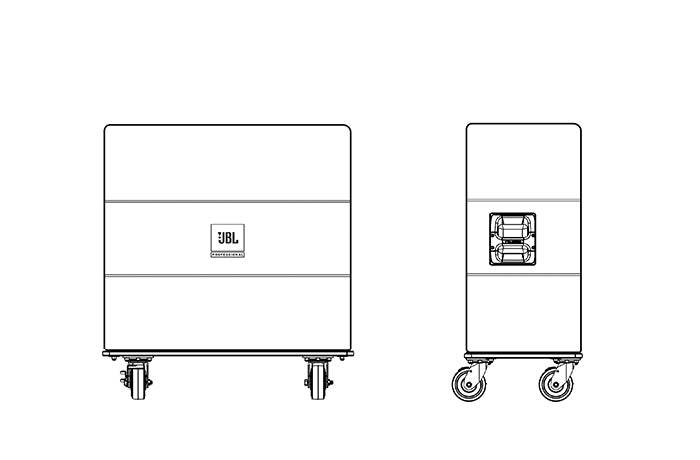 JBL VTX M-Series VTX-V20-VT-CVR Vertical Transporter Cover - Creation Networks