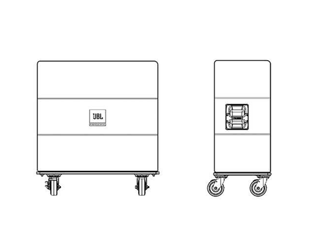 JBL VTX M-Series VTX-V20-VT-CVR Vertical Transporter Cover - Creation Networks