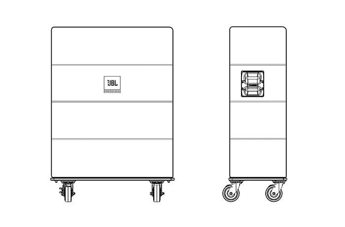 JBL VTX M-Series VTX-V20-VT-CVR Vertical Transporter Cover - Creation Networks