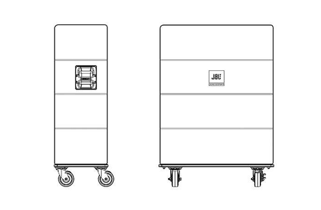 JBL VTX M-Series VTX-V20-VT-CVR Vertical Transporter Cover - Creation Networks
