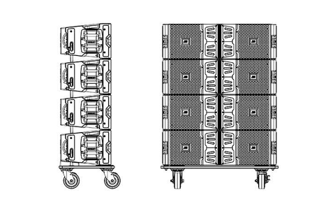 JBL VTX M-Series VTX-V20-VT Vertical Transporter - Creation Networks