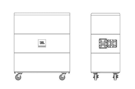 JBL VTX M-Series VTX-V25-VT-CVR Vertical Transport Padded Cover - Creation Networks