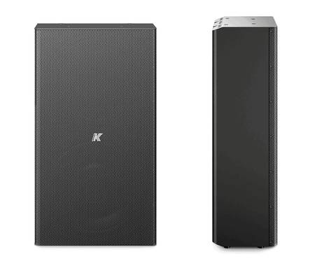 K-Array Domino KF210 10" passive, 4/16, stainless steel, full-range speaker (Black) - Creation Networks
