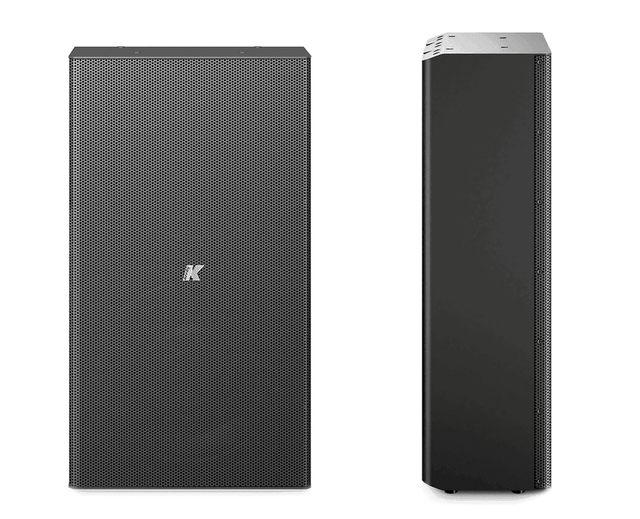 K-Array Domino KF210 10" passive, 4/16, stainless steel, full-range speaker (Black) - Creation Networks