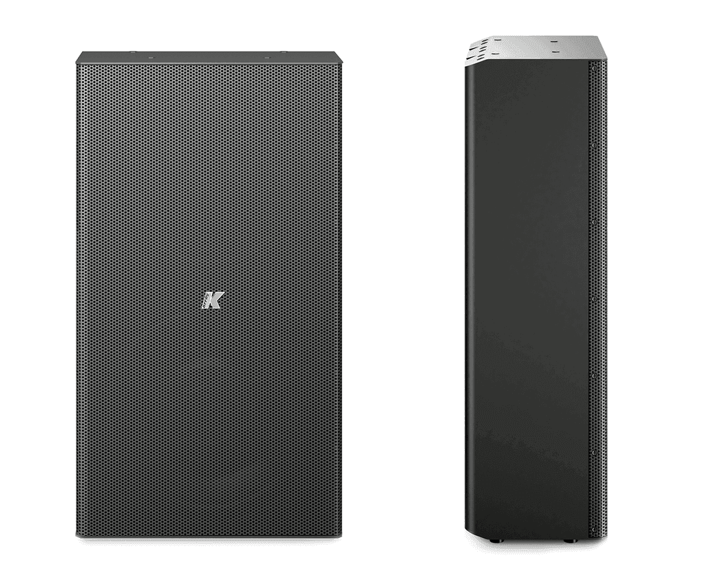 K-Array Domino KF212 12" passive, 8Ω, stainless steel, full-range speaker (Black) - Creation Networks