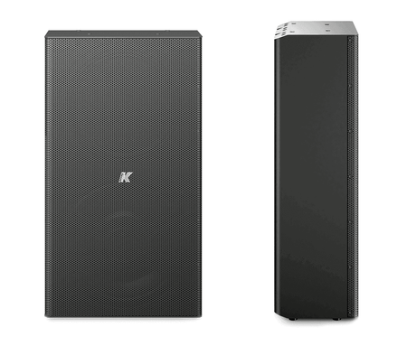 K-Array Domino KF212 12" passive, 8Ω, stainless steel, full-range speaker (Black) - Creation Networks